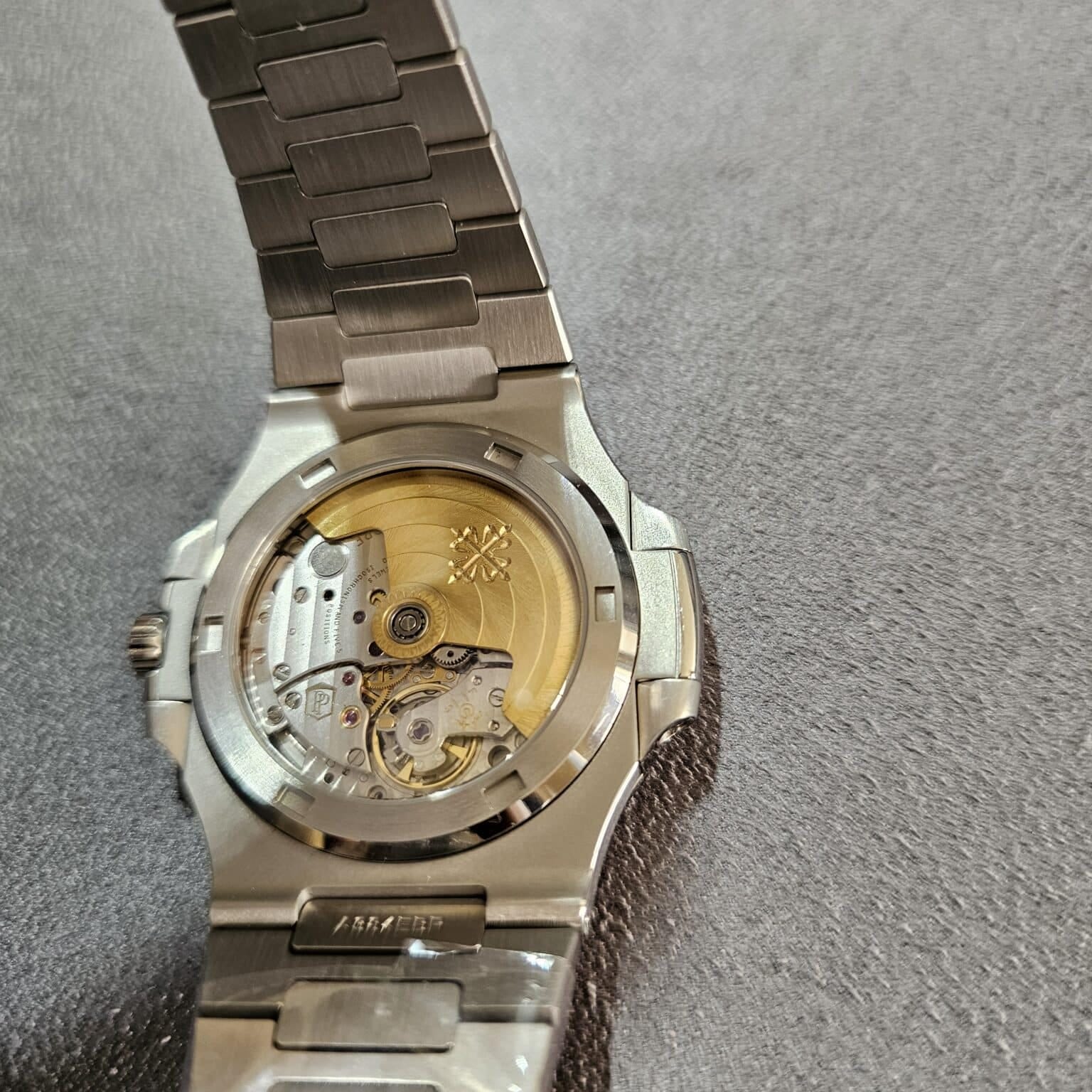 Patek Philippe Nautilus With Blue Saphire In Platinum 5711/111P-001 Super master premium 1:1