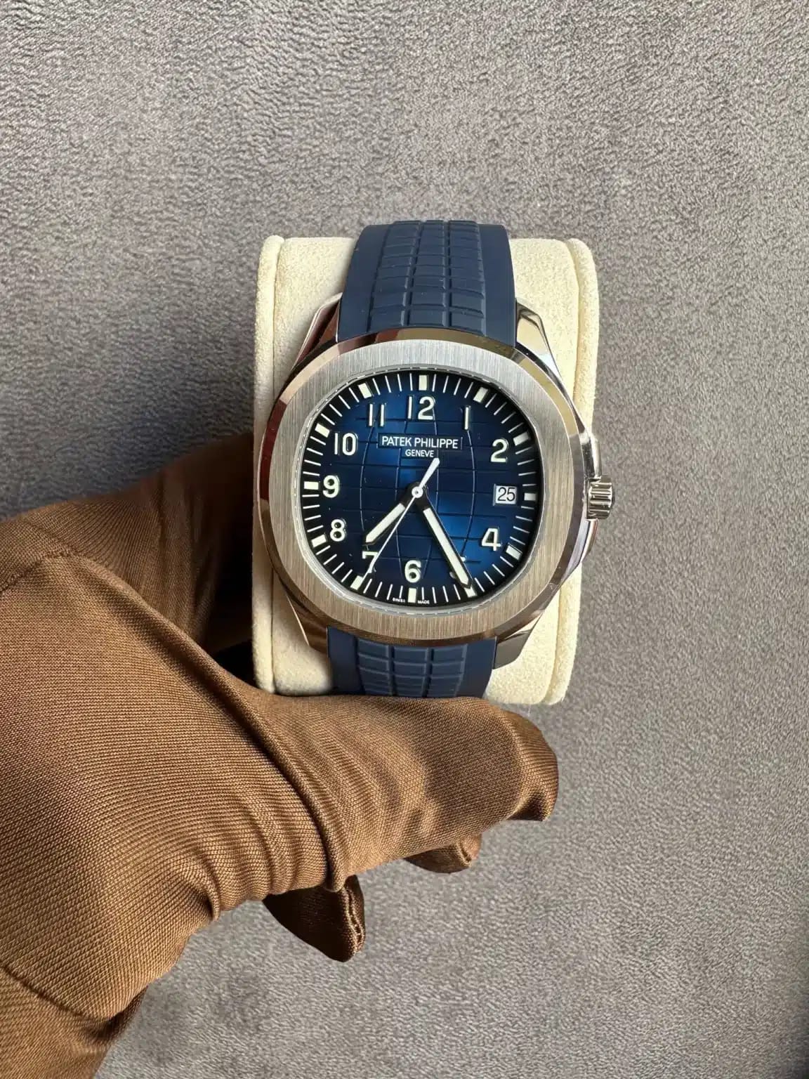 Patek Philippe Aquanaut Blue White Gold Super master premium 1:1
