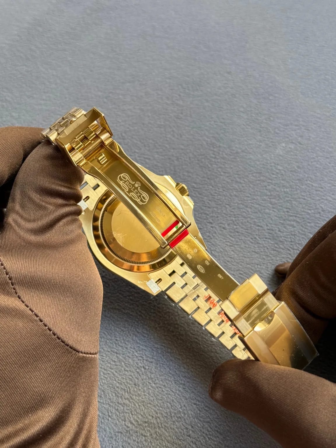 Rolex GMT-Master 2 Rose Gold Iron Dial Oyster super master premium