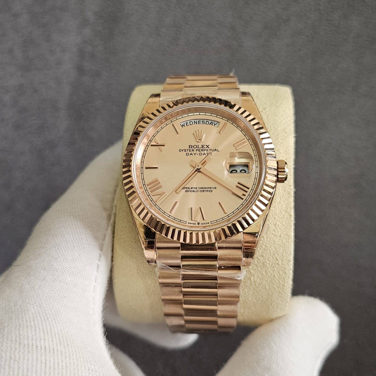 Rolex Day-Date 40 Rose Gold super master premium