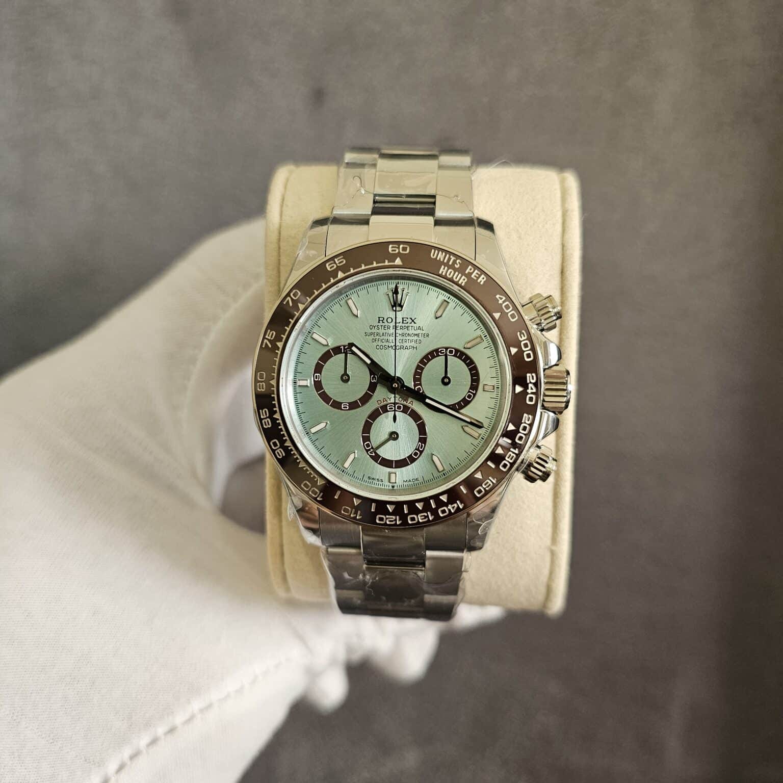 Rolex Daytona Platinum Daytona Ice Blue Dial Super master premium 1:1