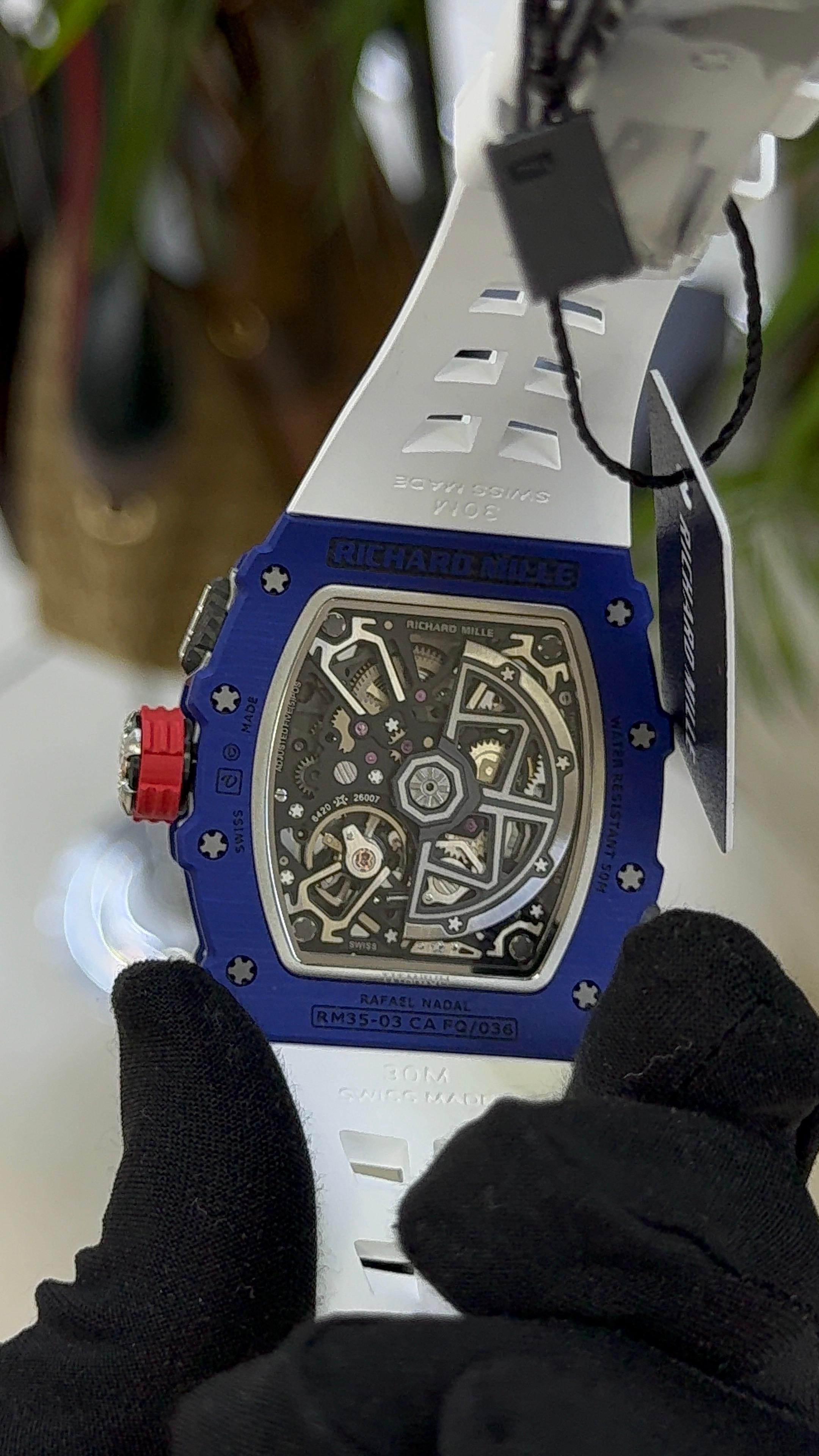 RICHARD MILLE RM 35-03 AUTOMATIC RAFAEL NADAL SWISS MADE Super master premium 1:1.