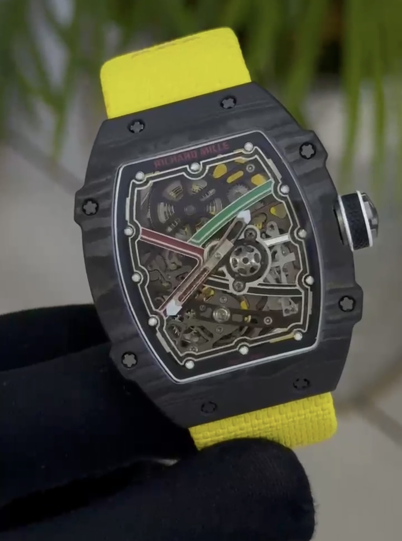 RM 67-02 UAE EDITION BLACK CARBON CASE Super master premium 1:1