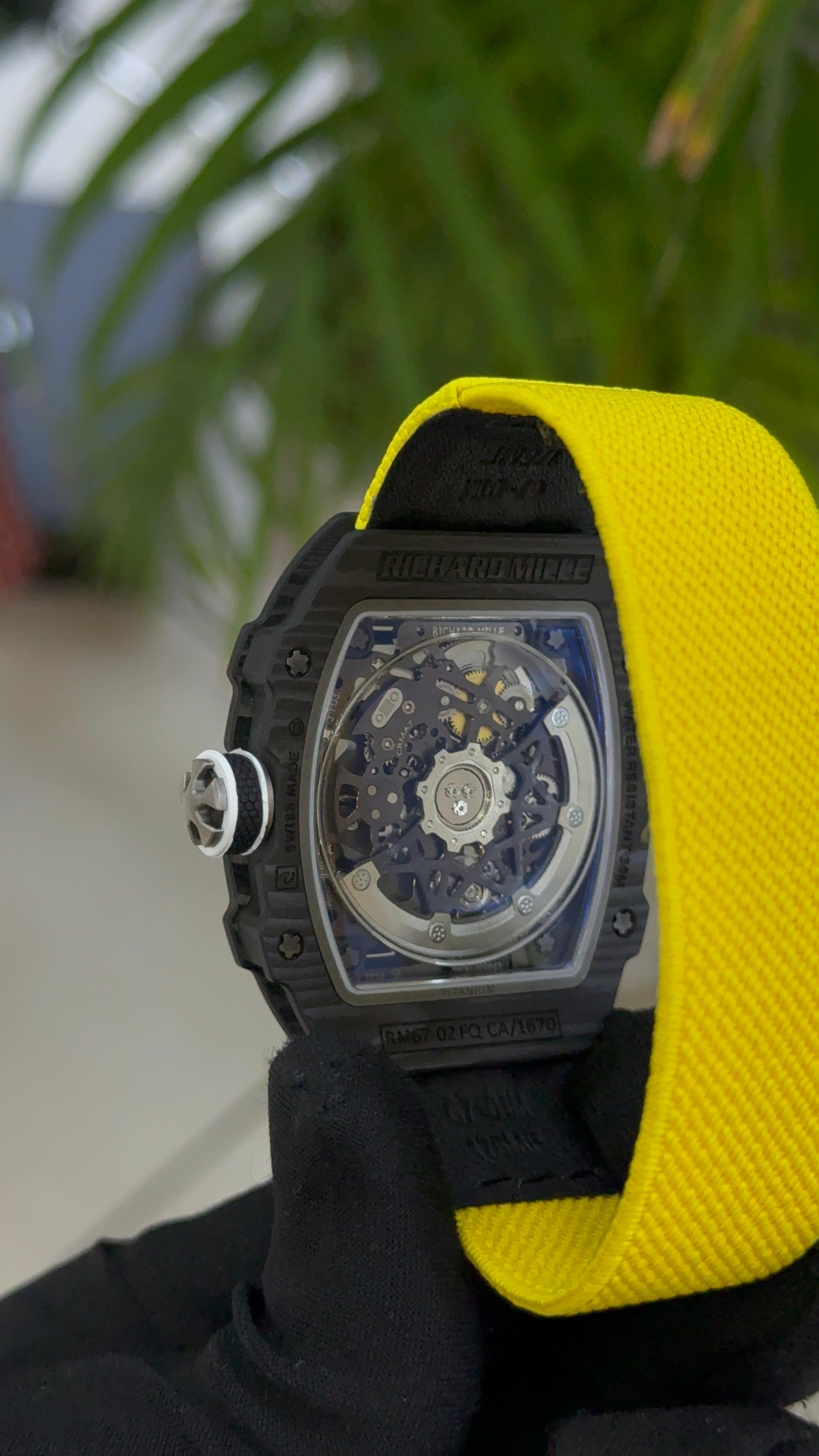 RM 67-02 UAE EDITION BLACK CARBON CASE Super master premium 1:1