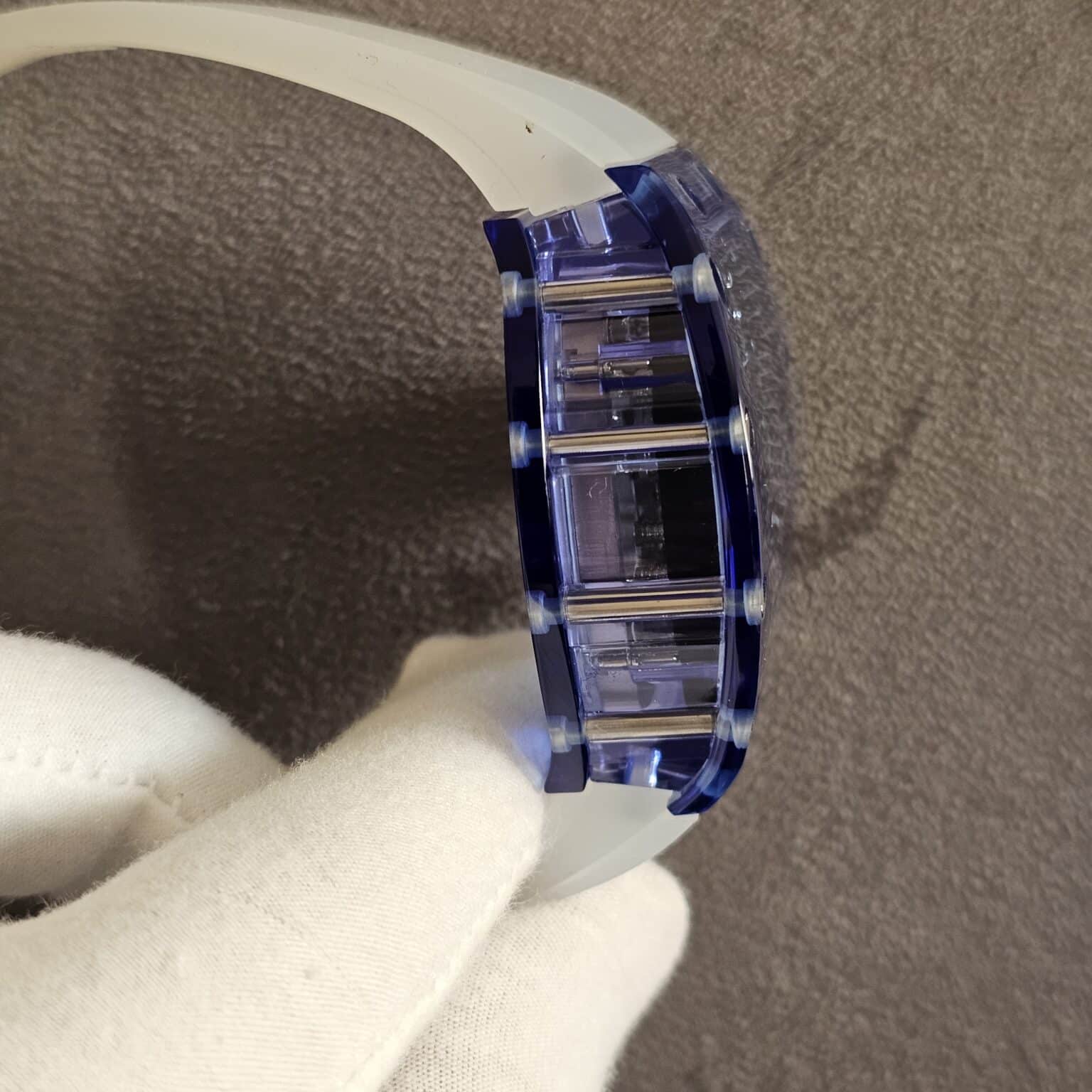 Richard Mille RM 52-04 Blue Sapphire Skull Tourbillon super master premium 1:1