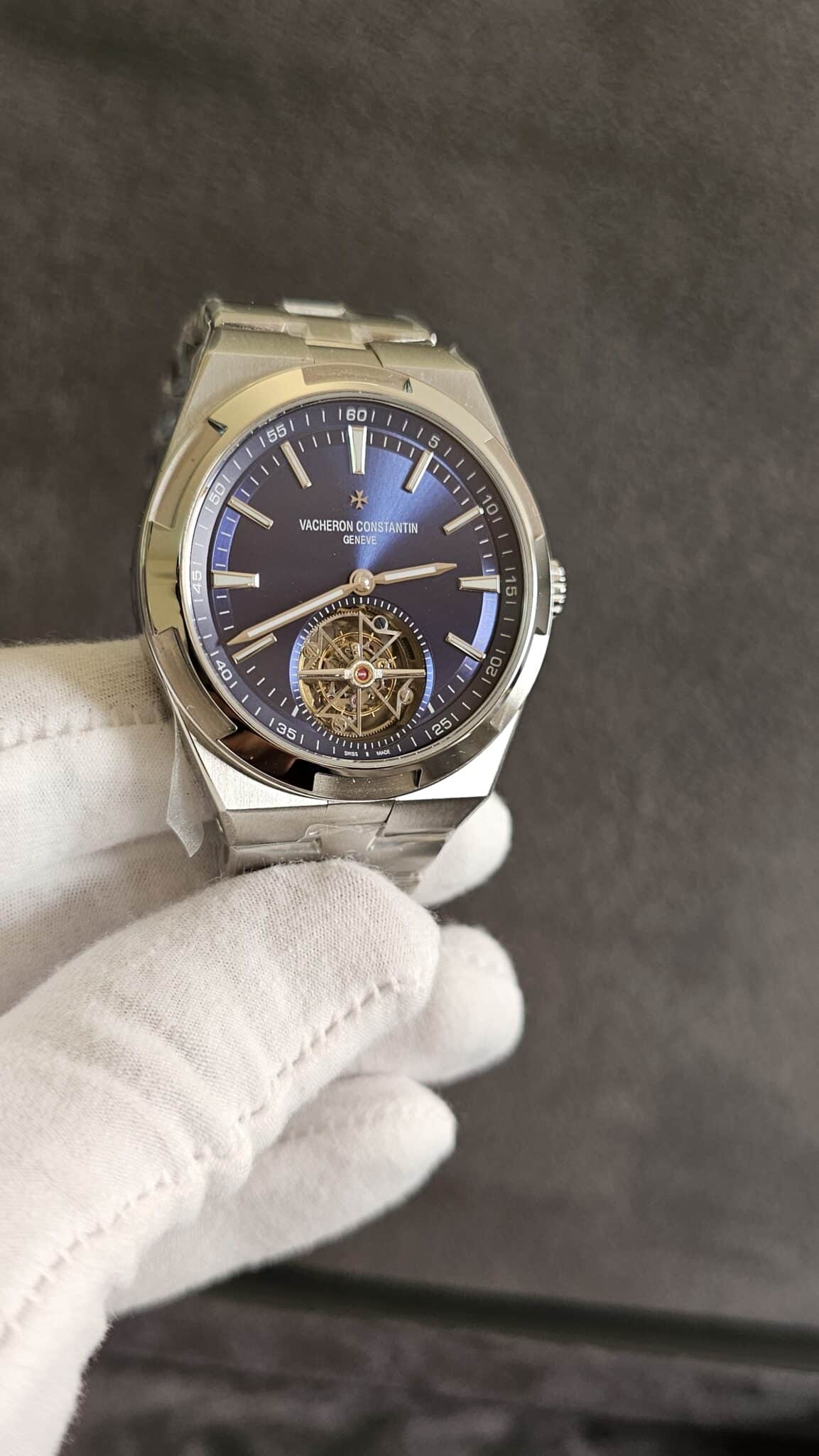 Vacheron Constantin Overseas Tourbillon 6000V/110A-B544 Stainless Steel super master premium  1:1